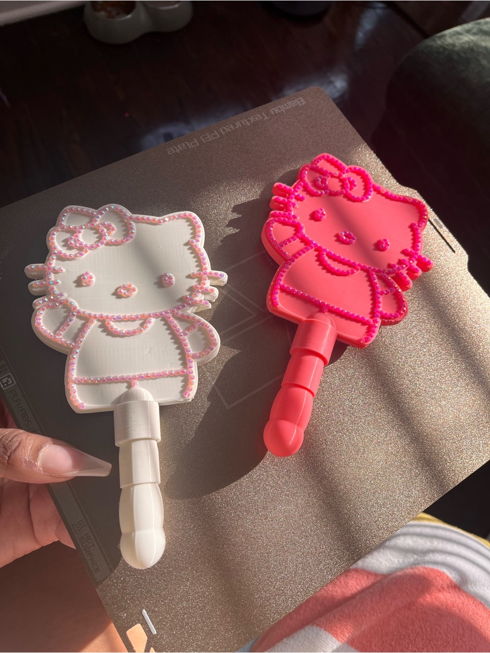 Hello Kitty Inspired Pink or White tap to pay wand - non electronic